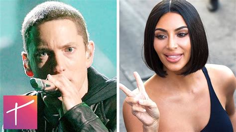 eminem and kim kardashian relationship|are kim and eminem together.